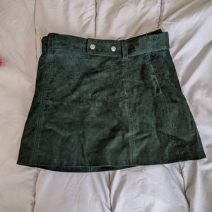 Zara suede mini skirt